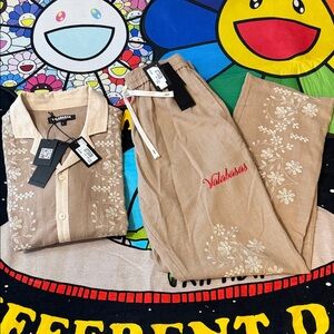 VALABASAS MILAN BOTTOM DOWN AND CORSO PANTS SET